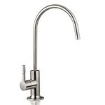 iSpring Water Filter Purifier Faucet European Style - Non Air Gap - Brushed Nickel Finish