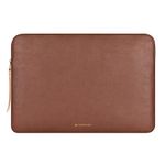 Comfyable Tablet Sleeve Compatible for iPad Pro 11 Inch M2 M1 4th / 3rd Gen 2022/2021 / iPad Air 2022 & Smart/Magic Keyboard w/Pencil Holder-PU Leather Bag Waterproof Slim Case-Brown