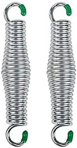 2 PCS Hammock Chair Spring, Premium Porch Swing Springs Hold up to 1300lbs, Heavy-Duty Chrome Springs for Hanging Chairs, Ceiling Mount, Porch Swings, Punching Bag