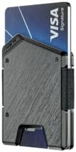Groove Life Groove Stealth Gunmetal Wallet for Men, Slim RFID Card Holder