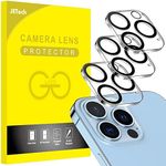 JETech Camera Lens Protector Compatible with iPhone 13 Pro Max 6.7-Inch and iPhone 13 Pro 6.1-Inch, 9H Tempered Glass, HD Clear, Anti-Scratch, Case Friendly, Does Not Affect Night Shots, 3-Pack