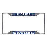 FANMATS NCAA University of Florida Gators Chrome License Plate Frame