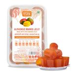 Nature's Trunk – Alphonso Mango Jelly, 750g, HDPE Box | Natural, Healthy and Nutritious Ripe Mango Pulp Slice | Mamidi Thandra | Aam Papad | Sun-Dried | Handmade Mango Bites