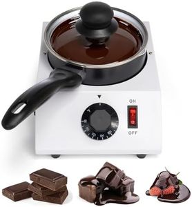 Dyna-Living Chocolate Melting Pot Chocolate Melter Pot 40W Chocolate Warmer for Melting Chocolate, Chocolate Tempering Machine for Home, Electric Chocolate Fountain Machine for Chocolate Melts