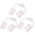 Zibuyu 3Pcs Dental Mouth Guard Prevent Night Teeth Tooth Grinding Bruxism Splint