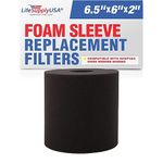 Foam Sleeve Wet Dry Filter Compatible with ShopVac 90585 9058500 9058562 Type R and Compatible with VacMaster Genie Shop Vacuum Cleaners