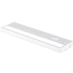 LED Under-Counter Light Fixtures– 12 Inch White - Dimmable -3 Color Temperature Slide Switch– Warm White (2700K), Soft White (3000K), Cool White (4000K) - Plugged-in or Hardwired Installation