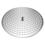 MUZISST 2-in-1 Shower Drain Hair Catcher, Shower Drain Cover Replacement Floor Drain Cover, Durable Bathtub Drain Cover, Essential Bathroom Accessories to Prevent Clogging Drains, 4-1/4'', Round