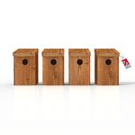 MADE IN BRITAIN Keswick Heavy Duty Sustainable Bird Houses X4