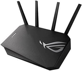 ASUS ROG STRIX GS-AX3000 - Router Wi-Fi 6 de doble banda para gaming, compatible con PS5 y juegos móviles, VPN Fusion, Instant Guard, Gear Accelerator, puerto de gaming, QoS adaptable y Aura RGB