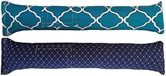 West Coast Pet Products 2-Pack 15" Catnip Kitty Kicker Toy with Refillable Catnip Pocket (Navy - Green)