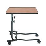 Overbed Table Four Wheel | Laptop Table | Height Adjustable Table