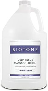 BIOTONE Deep Tissue Massage Lotion, Rich Texture, Lasting Glide, Use for Swedish, Trigger Point, Sports, and Deep Tissue, Smooth Application, Unscented