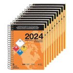 2024 Emergency Response Guidebook (ERG), Spiral Bound, 5.5” x 7.5", English, 10-Pack, J. J. Keller & Associates, Inc.