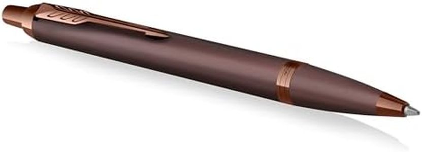 PARKER IM Monochrome Ballpoint Pen | Burgundy Finish and Trims | Blue Ink | Medium Point | Gift Box