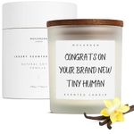 New Mom Gift, Mom to Be Gifts, New Parents Gifts for Couples, Luxury Vanilla Scented Candle 220g, New Mom Candle, Mom to Be Candle