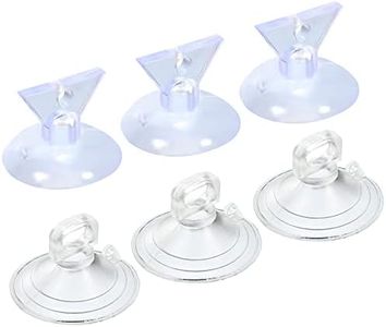 MECCANIXITY Bulb Changers, 35mm 38mm Dia. PVC Suction Cup Light Lamp Replacing Tools for GU10 MR16 Bulbs, 2 Size Clear, Pack of 6