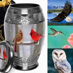 Cozy Cardinal Cremation Urns for Human Ashes Adult Male for Funeral, Burial or Home. Cremation Urns for Adult Male Large Urns for Dad and Cremation Urns for Adults Large Urns for Ashes