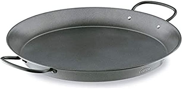 Lacor 60149 Plat à Paëlla Anti Adhésive 50 cm, Gris