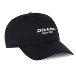 Dickies, Unisex, TWILL DAD HAT, BLACK, OS