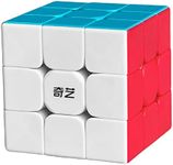 BestCube Qiyi 3x3 Warrior 3x3x3 Speed Cube Stickerless Puzzle Cube,56mm