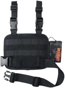 EXCELLENT ELITE SPANKER Piattaforma Tattica A Gamba Tesa Pannello MOLLE Regolabile per Fondina per Pistola (Nero)