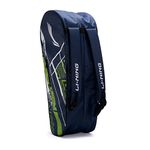 Li-Ning Raider Max Double Zipper Polyester Badminton Kit Bag (Blue , Large) | Unbreakable Zippers | Easy Mobility | Unisex - Men, Boys, Girls, Women