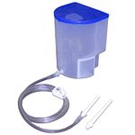 Fastro PVC Enema Kit 2000ml for Home Use 1 Silicon Pipe 1 Pinch Clamp 2 Nozzle with Instruction User Mannual for Men and Women