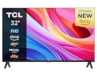 TCL 32SF540K 32-inch FHD Smart Television - HDR & HLG-Dolby Audio-DTS Virtual X/DTS-HD-Metal Bezel-less-Dual-band Wifi 5-with Fire OS 7 system