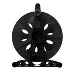 GarfatolRv Cord Storage Reel with Handle Driven Easy to Use（Black）