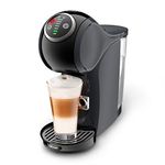 Nescafé Dolce Gusto De'Longhi Genio S Plus EDG315.CGY, Automatic Coffee Machine, Capsule Coffee Machine, Espresso Boost, Cappuccino, Energy Saving Auto Shut-Off, 15 Bar Pressure, Anthracite