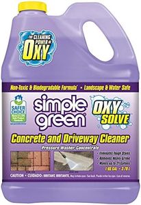 Simple Green Oxy Solve Concrete and Driveway Pressure Washer Cleaner, Purple, Unscented, 128 Fl.Oz