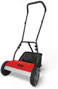 Fieldstar Push Manual Lawn Mower LMM350 for Home Garden with 5-Position Height Adjustment (with Grass Collector) 350mm