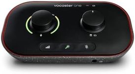 Focusrite Vocaster One USB Audio Interface for Podcasting, Black