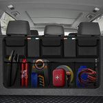 Snuopfy Car Trunk Organizer, Backseat Hanging Organizer with 9 Large Storage Bag Super Capacity -Trunk Organizer for SUV,Truck,Van -Your Space Saving Expert