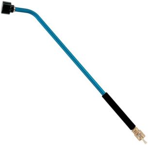 Dramm ColorMark Soft Rain Watering Spray Wand – 30” Long, Blue – Lightweight & Durable with 8" Foam Grip and Brass Shut-Off Valve – Ideal for Hanging Baskets, Planters, Gardens, Shrubs & Seedbeds