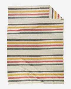 Pendleton - Eco-Wise Washable Wool Blanket, Glacier, Queen
