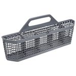 Dishwasher Basket, Dishwasher Storage Basket Universal Plastic Dishwasher Cutlery Silverware Basket for GE WD28X10128, 19.7 X 8.3 X 3.7in