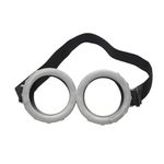 DSKOBT Vintage Steampunk Goggles Glasses Round Cartoon Minion Costume For Cosplay Halloween (Glasses)