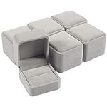 Juvale 6 Pack Jewelry Box Set - Vel