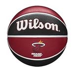 WILSON NBA Team Tribute Basketball - Size 7-29.5", Miami Heat