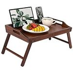 ROSSIE HOME Bamboo Wood Bed Tray, L