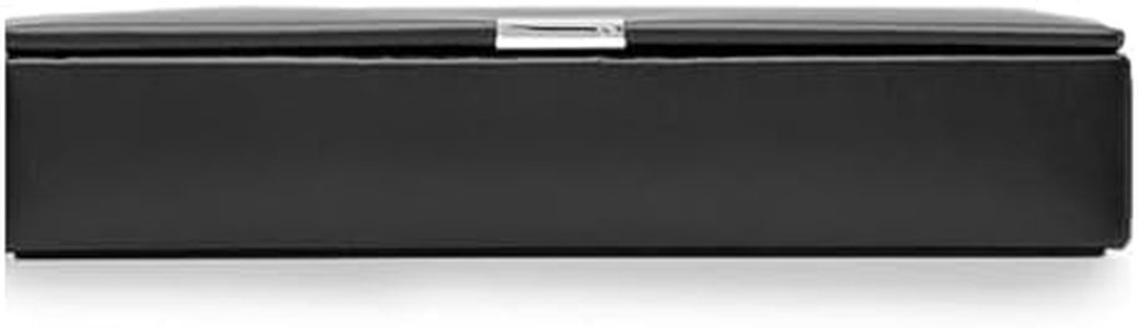 WOLF 290502 Heritage 15 Compartment Cufflink Box, Black