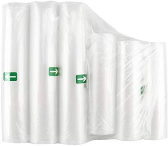 Homend Vacuum Sealer Rolls 6 Pack 8"x20'(3Rolls) and 11"x20' (3Rolls) Commercial Grade Bag Rolls for Food Saver and Sous Vide, BPA Free and FDA Approval (Total 120 feet)
