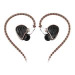 Hidizs MS3 In-Ear Monitors, 1DD+2BA 3 Units HiFi In-Ear Headphones, 10.2 mm Dynamic Unit, Tri-Colour Spatial Audio, Hybrid Balanced Armature Headphones, 4.4 mm