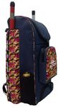 MEXON Professional Cricket Duffle Kit Bag | Player's Choice (Navy/Red)