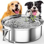 oneisall Dog Water Fountain for Lar