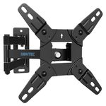 BONTEC Full Motion TV Monitor Wall Mount for 13-42 inch LED LCD OLED Flat Curved TVs Hold up to 25kg, Articulating TV Wall Mount with Tilt, Swivel, Extension Rotation,Max VESA 200x200mm