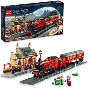 LEGO Harry Potter Hogwarts Express & Hogsmeade Station 76423 Building Toy Set; Harry Potter Gift Idea for Fans Aged 8+; Features a Buildable Train, Tracks, Ticket Office and 8 Harry Potter Minifigures