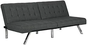 DHP Emily Futon With Chrome Legs, G